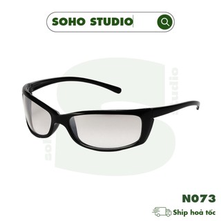 Kính mát nam nữ thời trang Soho Studio gọng chữ nhật N073 thiết kế cong ôm khuôn mặt, phong cách thể thao future cá tính