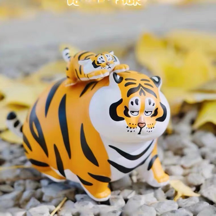 Mô Hình Búp Bê 2 Chú Hổ Panghu & Baby Series Dễ Thương Dùng Làm Quà Tặng Cho Bạn Bè