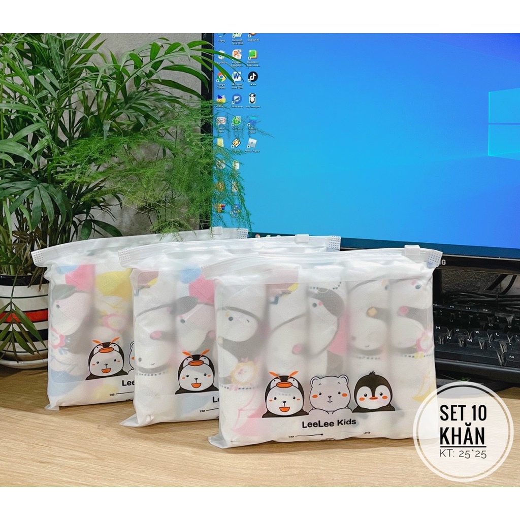 Khăn Sữa Xô - Khăn Xô Rửa Mặt, Tắm Cho Bé Từ Sơ Sinh