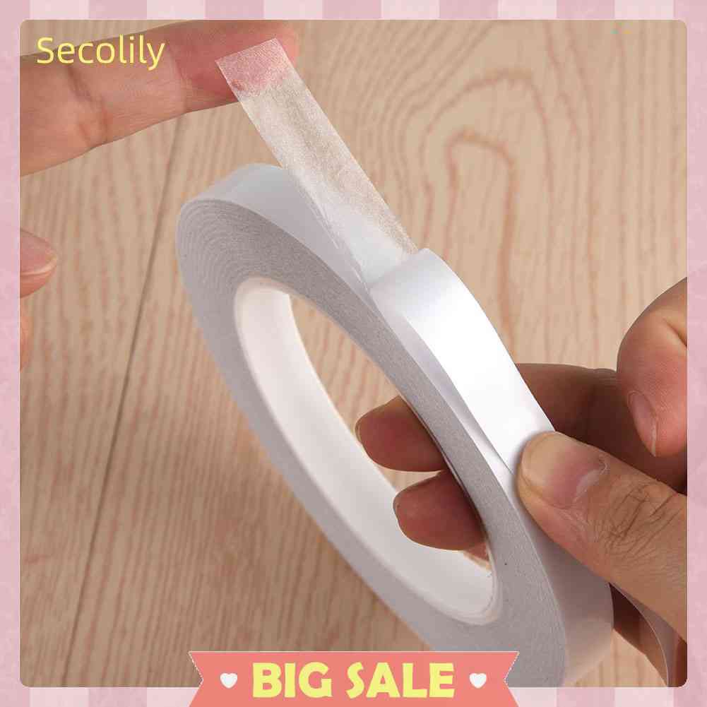 Băng Keo Hai Mặt 3mm Chắc Chắn Màu Trắng Dùng Để Làm Thẻ Thủ Công