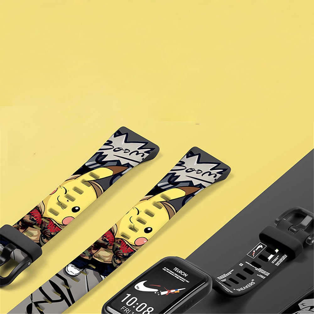 Dây Đeo Silicone Mềm Thay Thế Cho Đồng Hồ Thông Minh Huawei Band 7