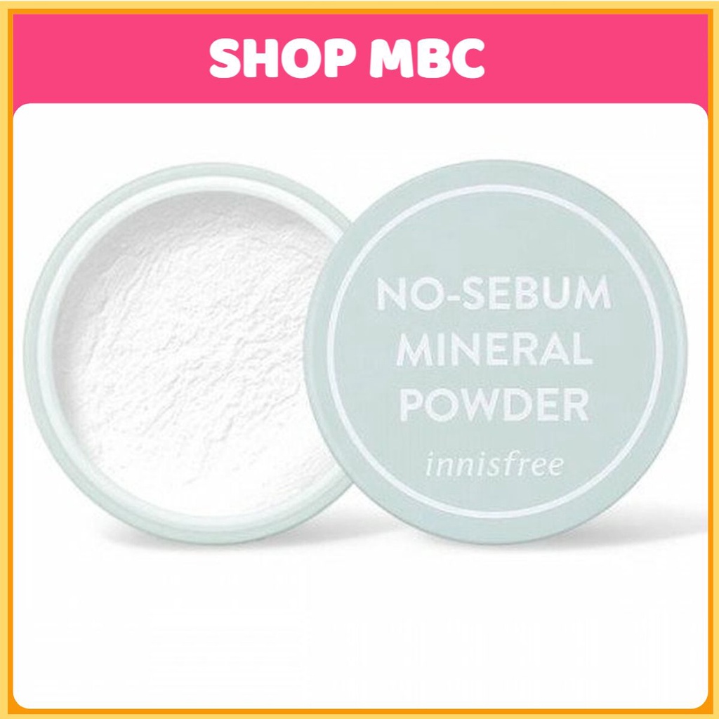 MBC M30 Phấn phủ kiềm dầu dạng bột innisfree No Sebum Mineral Powder 5g