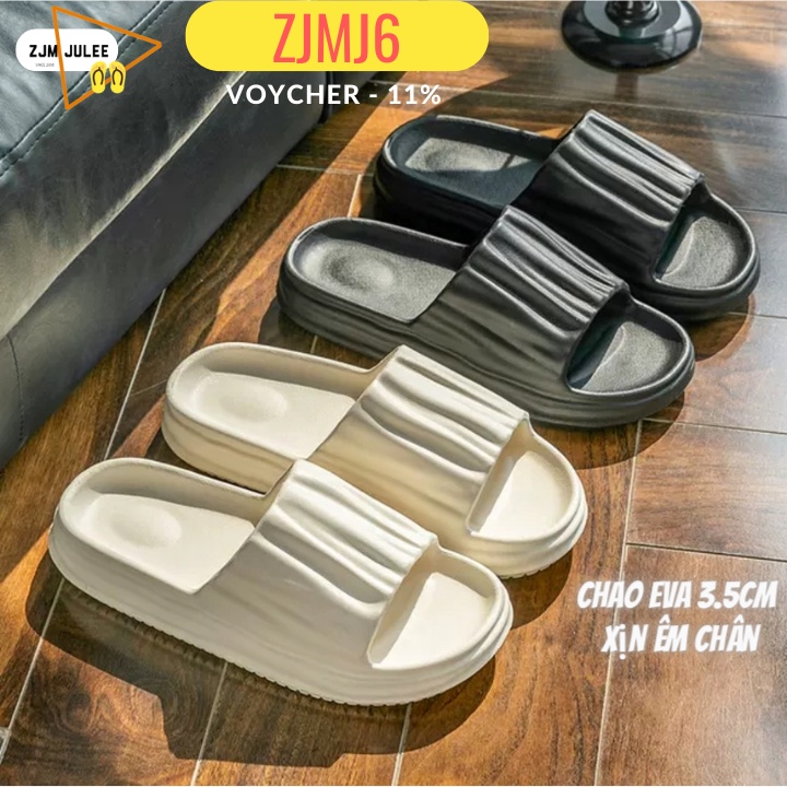 Dép bánh mì CHAO dễ thương bản 2022 - cực nhẹ êm chân - dép quai ngang nữ sang chảnh