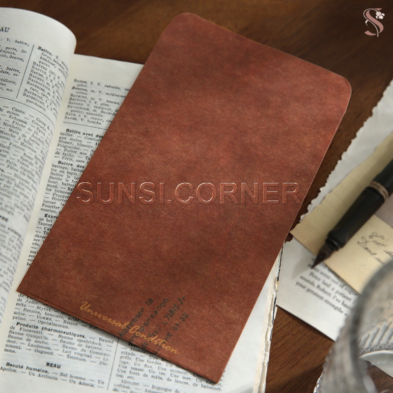 Combo 2 Phong Bì, Bao Thư Giấy Kraft Cổ Điển, Vintage Kích Cỡ 16*11