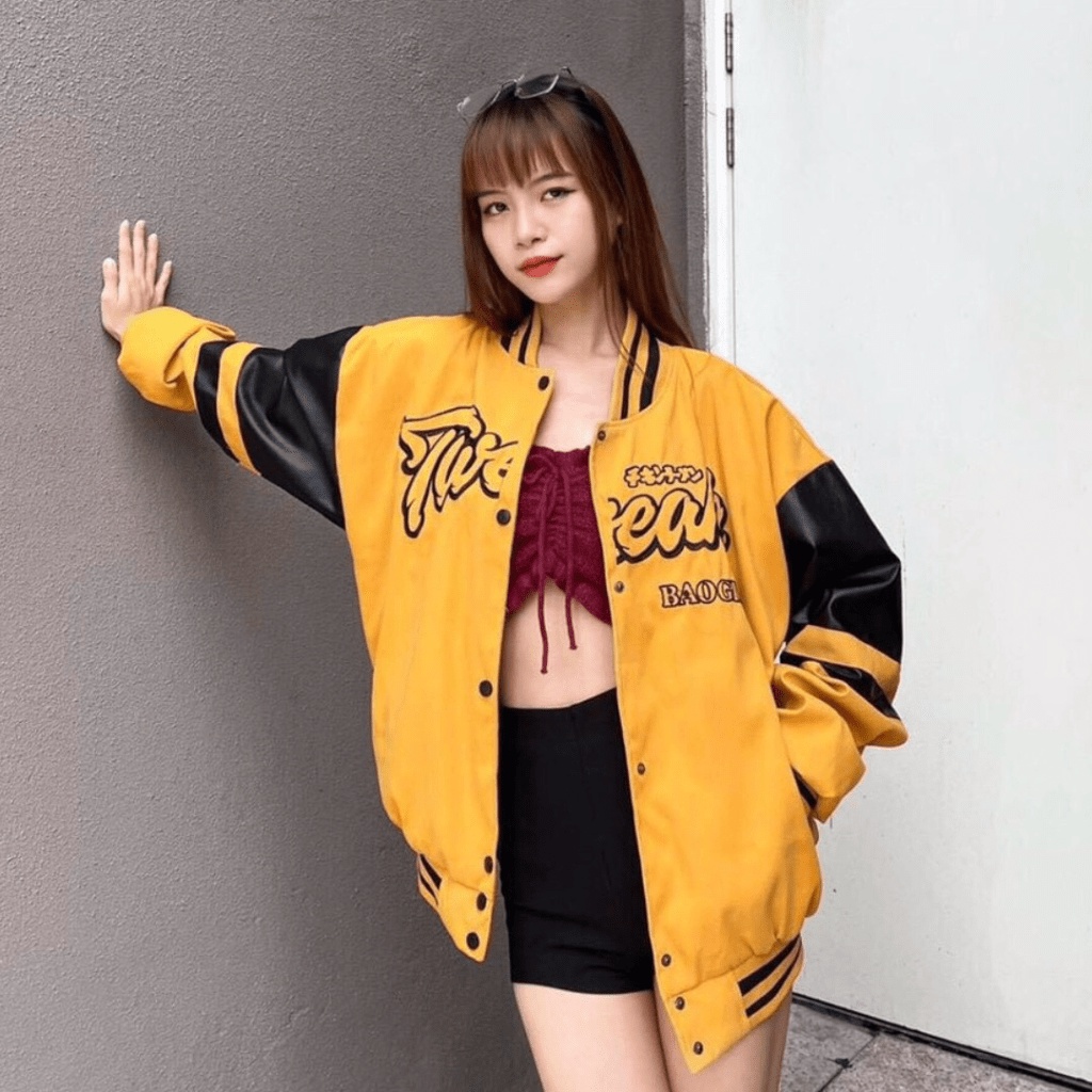 (HCM) ÁO KHOÁC DÙ BOMBER THỜI TRANG NỮ SIÊU HOT - THỜI TRANG GENZ HOT HIT CHO CÁC BẠN TRẺ KME FASHION