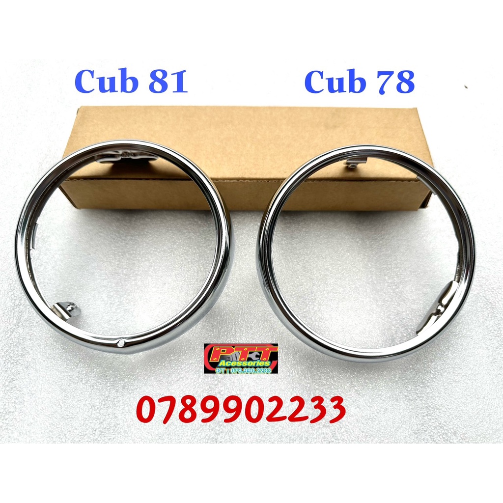 VÒNG PHA ĐÈN XE CUB 78 - 81 INOX