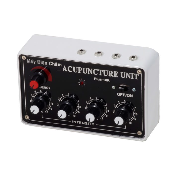 Máy điện châm 16 kim tặng kèm 4 pin AA