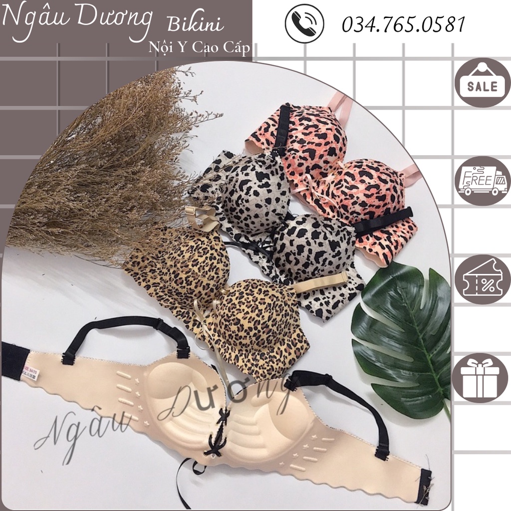 Áo lót chất su siêu mềm mịn,dây rút trước thoải mái canh chỉnh, mút bàn tay 5 phân nâng ngực - AL024