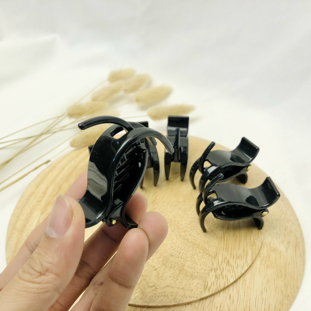 Kẹp Tóc Càng Cua 3 Răng, 5 Răng nâu đen