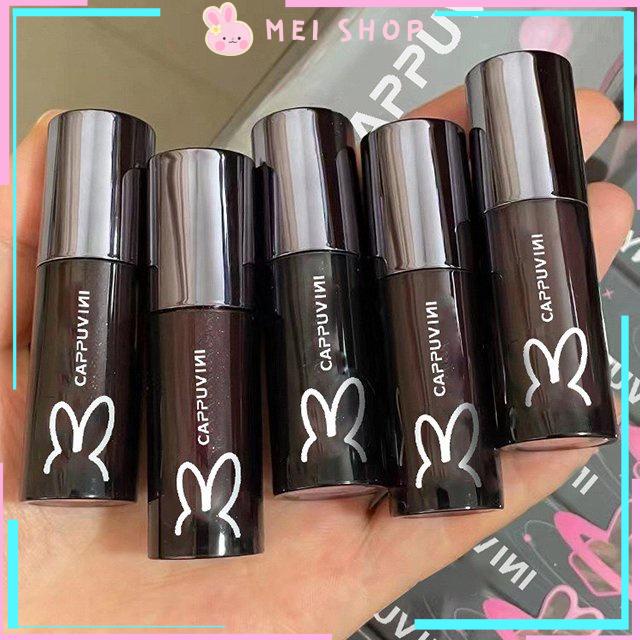 Son  Bóng Nhũ  Thỏ Đen CAPPUVINICLARINET LIP GLOSS CP75