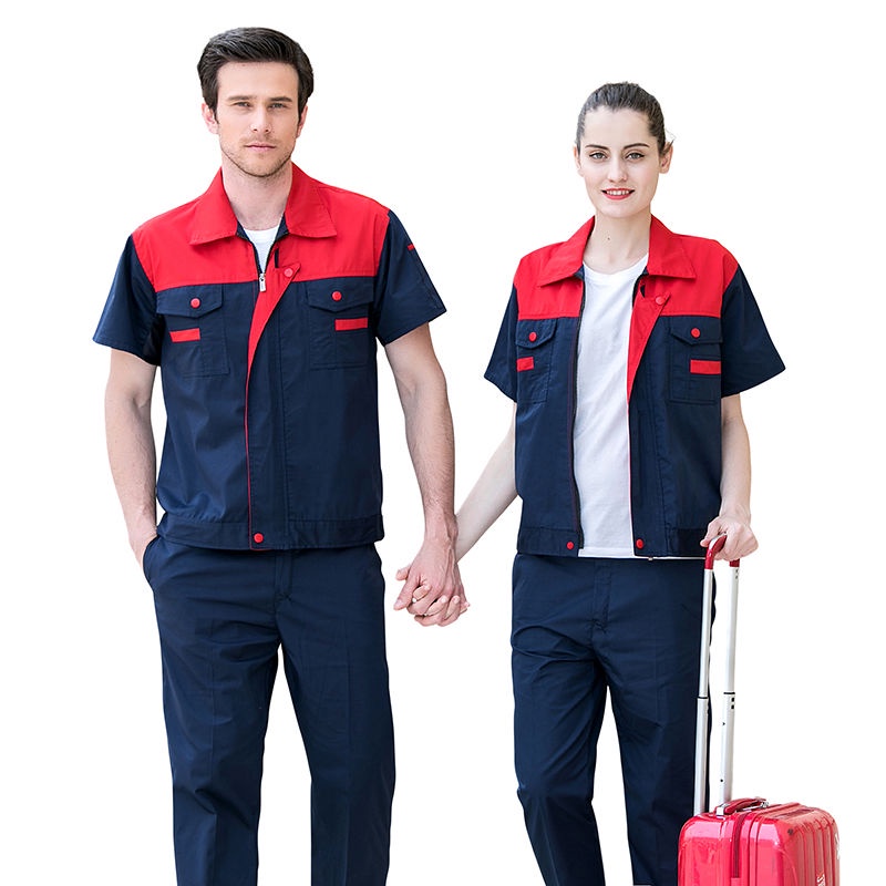 Áo Khoác Bảo Hộ Lao Động Ngắn Tay An Toàn Cho Nam Nữ