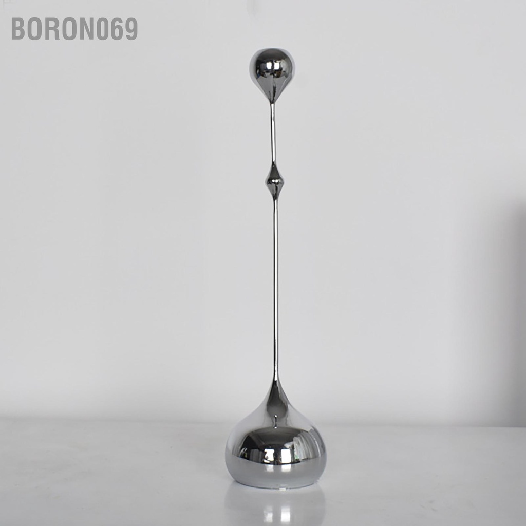 Boron069 Giá đỡ nến Trang trí chân bằng thép không gỉ Máy tính để bàn điêu khắc