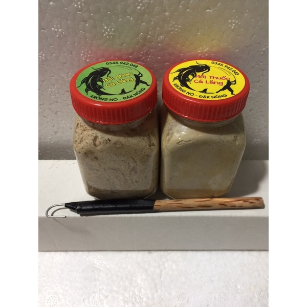 COMBO MỒI CHAO & MỒI THUỐC CÁ LĂNG CÁ DA TRƠN 2 HỦ 150G