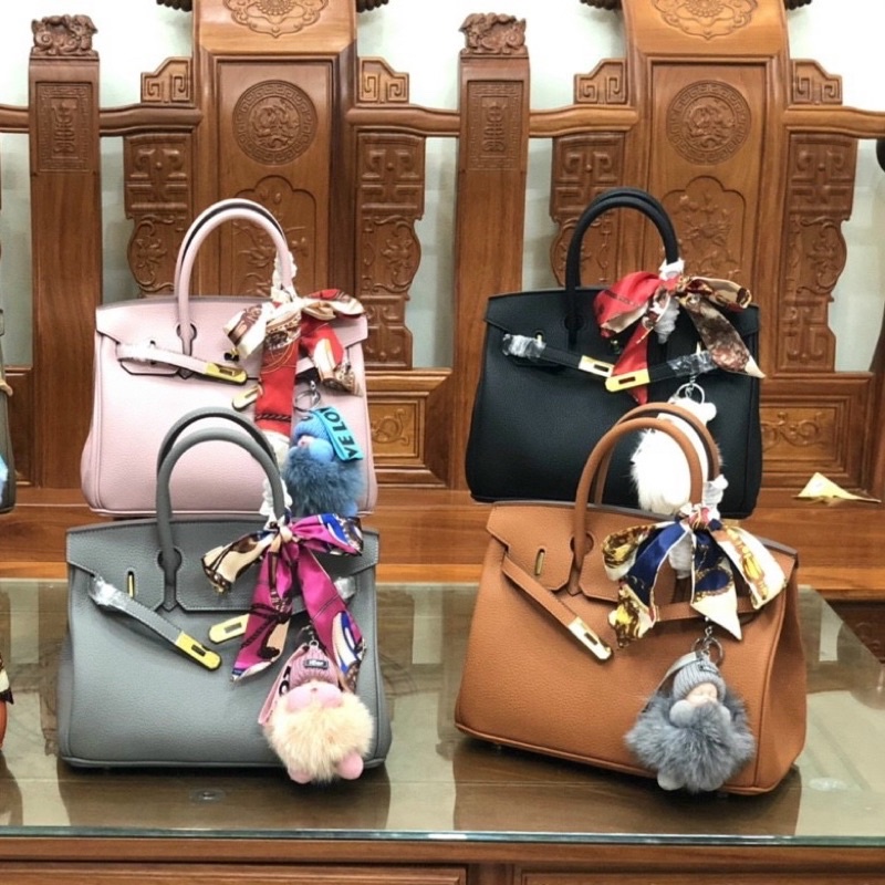 Túi nữ quai xách công sở kèm dây đeo chéo da bò siêu mềm 13 màu hot