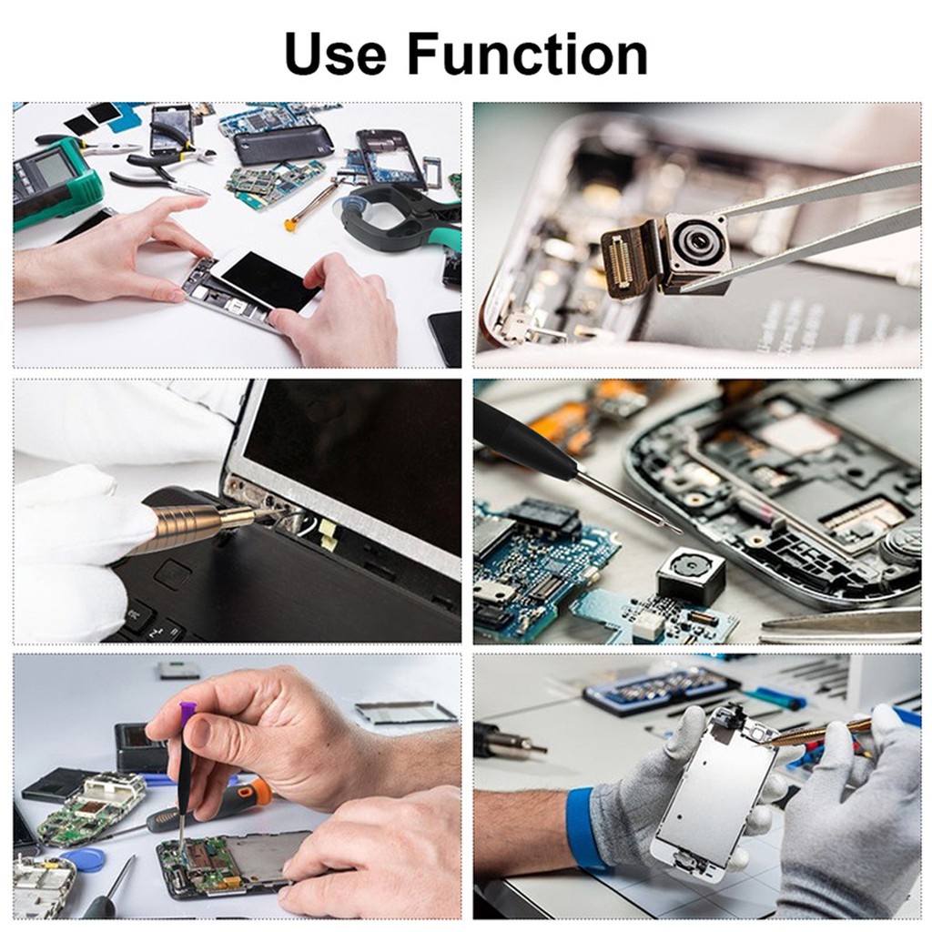 Bộ tua vít mini 115 đa năng bằng thép hợp kim để sửa chữa điện thoại laptop camera máy tính