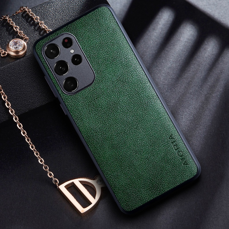 Ốp Bao Da Điện Thoại pu Phong Cách retro Cho samsung galaxy s23 ultra plus 5g galaxy s23 ultra Ốp