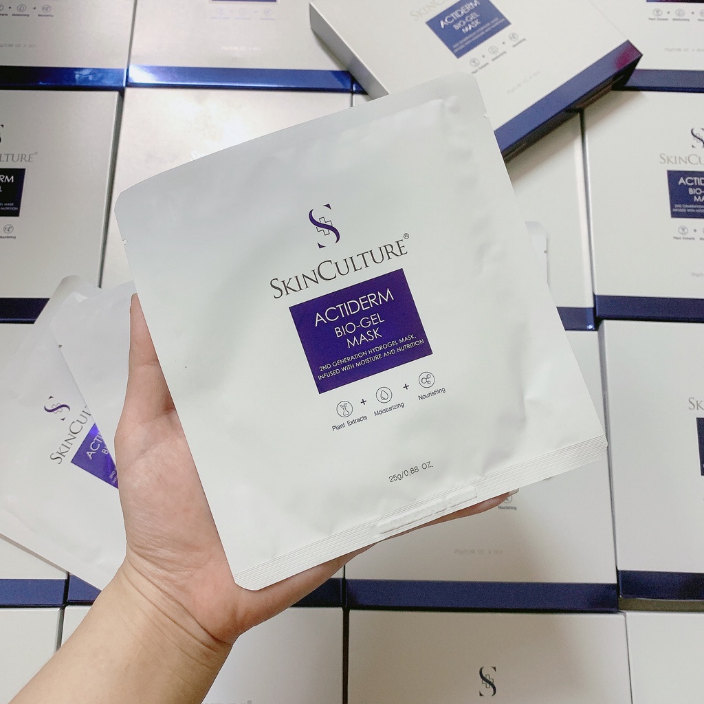 Mặt nạ phục hồi da và cấp ẩm tức thì SKINCULTURE ACTIDERM BIO GEL MASK