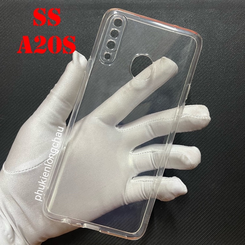 Ốp Lưng Samsung A20s Dẻo Trong Tốt Lâu Ố Vàng
