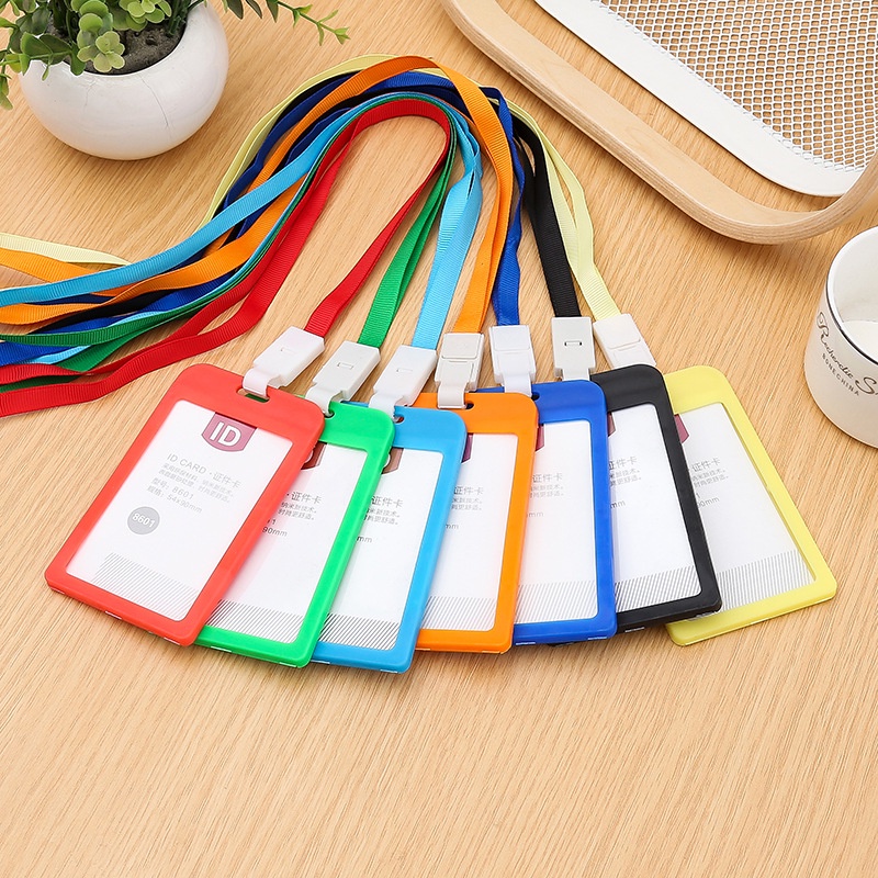 E36-Thẻ Học Sinh, Thẻ Nhân Viên Văn Phòng thời trang cao cấp kèm dây lụa siêu bền