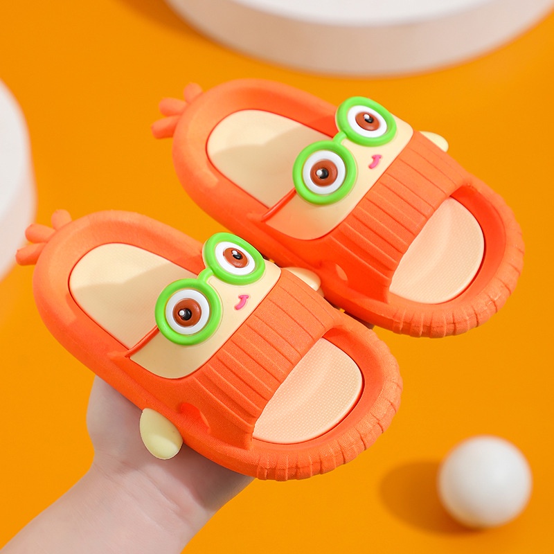 Dép Xỏ Ngón Đế Mềm Họa Tiết Hoạt Hình Dễ Thương Thời Trang Đi Biển Mùa Hè Cho Bé Trai Và Gái