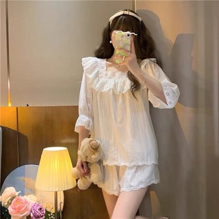 Bộ ngủ tiểu thư hàng Quảng châu cao cấp ảnh thật ở cuối