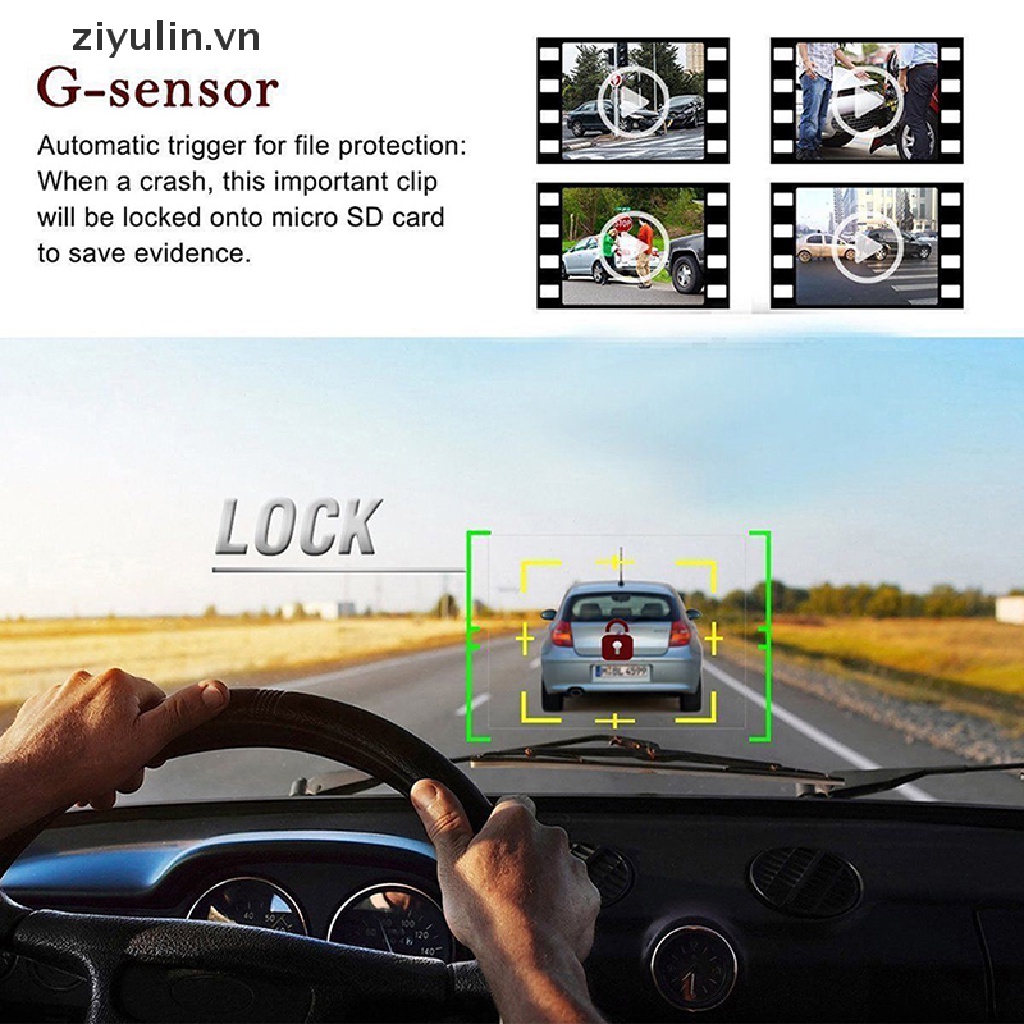 Máy Quay Hành Trình ziyulin 1080P HD Hỗ Trợ Tầm Nhìn Ban Đêm Cho Xe Hơi