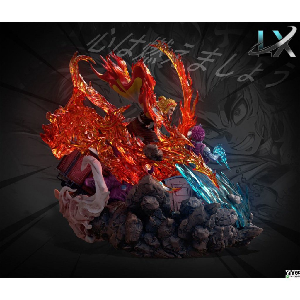 Mô Hình Nhân Vật Anime Demon Slayer Cột Âm Thanh Phẳng Trang Trí Tiểu Cảnh Yu Jun Tianyuan