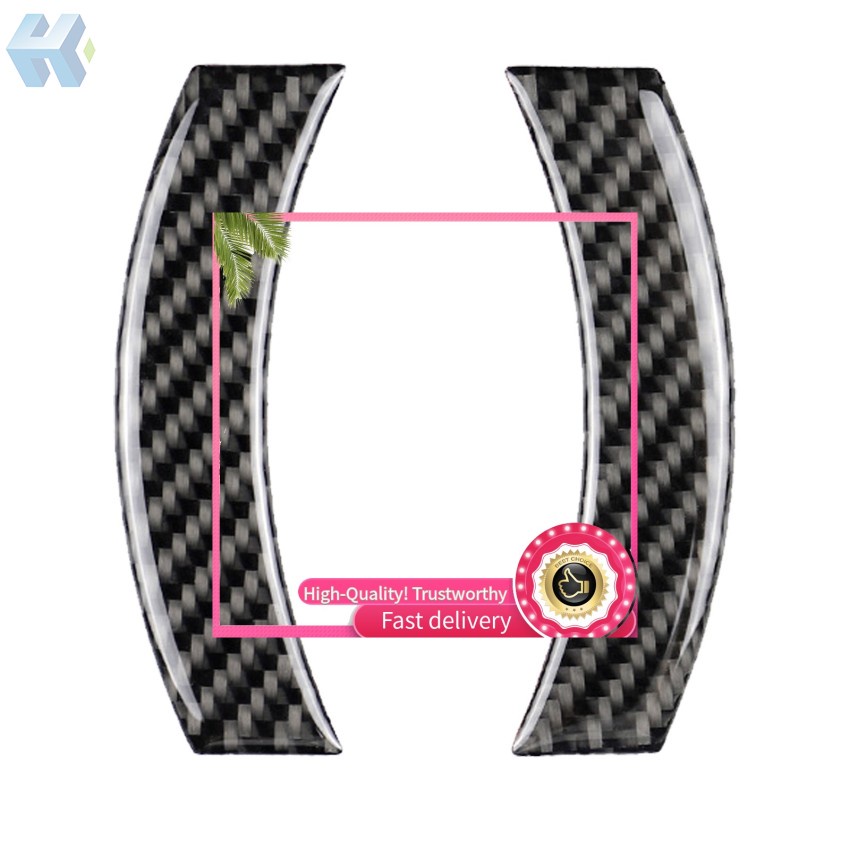 Set 2 Miếng Dán Khung Màn Hình Định Vị Bằng Sợi Carbon Cho MINI Cooper Countryman Clubman F54 F55 F56 F60