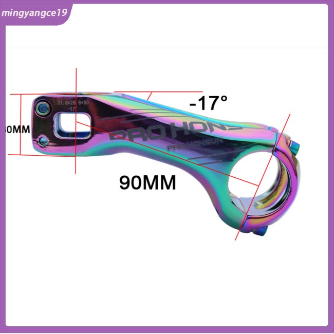 Pô Tăng Góc 17 Độ Bằng Hợp Kim Nhôm 70mm / 90mm Chuyên Dụng Cho Xe Đạp Leo Núi
