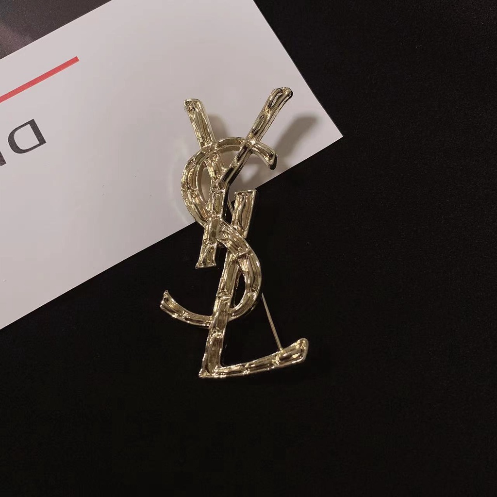 YSL Ghim Cài Áo Hình Hoa Phong Cách Hong Kong Thời Trang Cao Cấp Cho Nữ