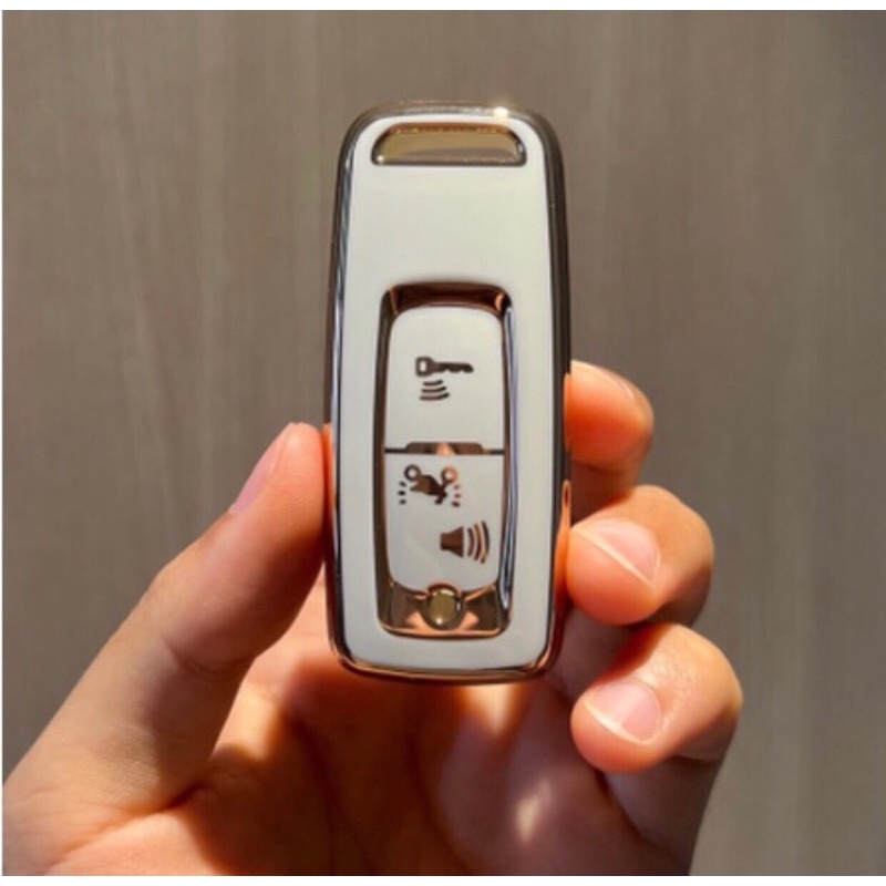 Vỏ chìa khoá Smartkey 2 nút TPU Xe Máy Honda SH 2021,SH 2022, SH 350i, SH Mode, Winner X, AB 2022, PCX 160, Vario 160