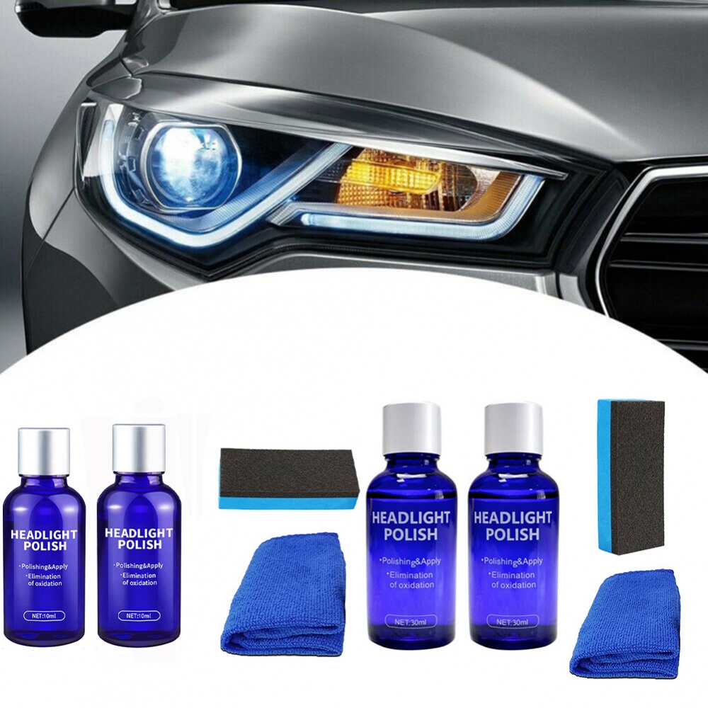 Dung Dịch Đánh Bóng Đèn Pha Xe Hơi Độ Cứng 9H Kèm Khăn Lau