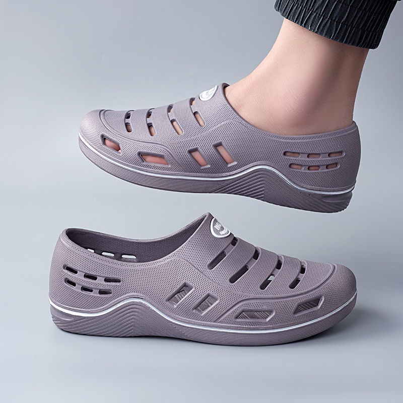 Giày nhựa đi nước, dép nam cao su non GS188