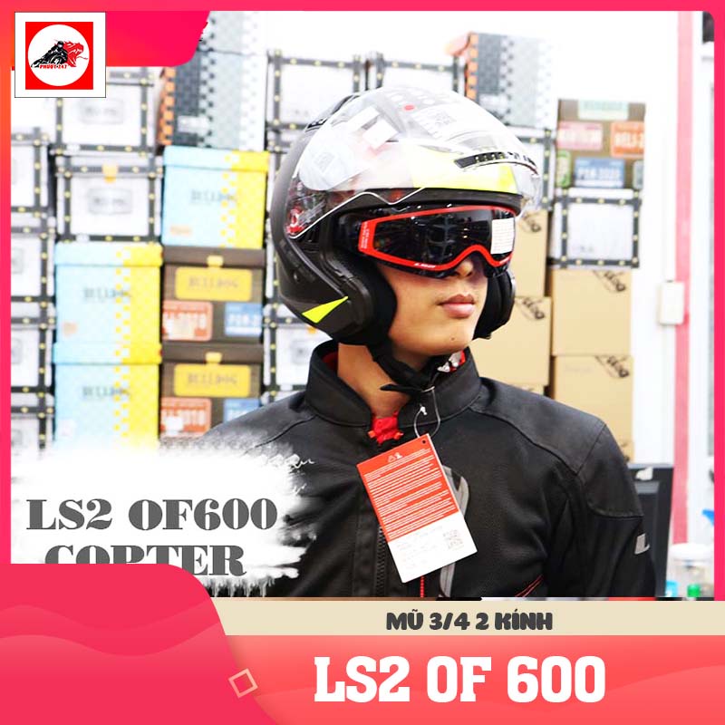 Mũ bảo hiểm 3/4 LS2 OF600
