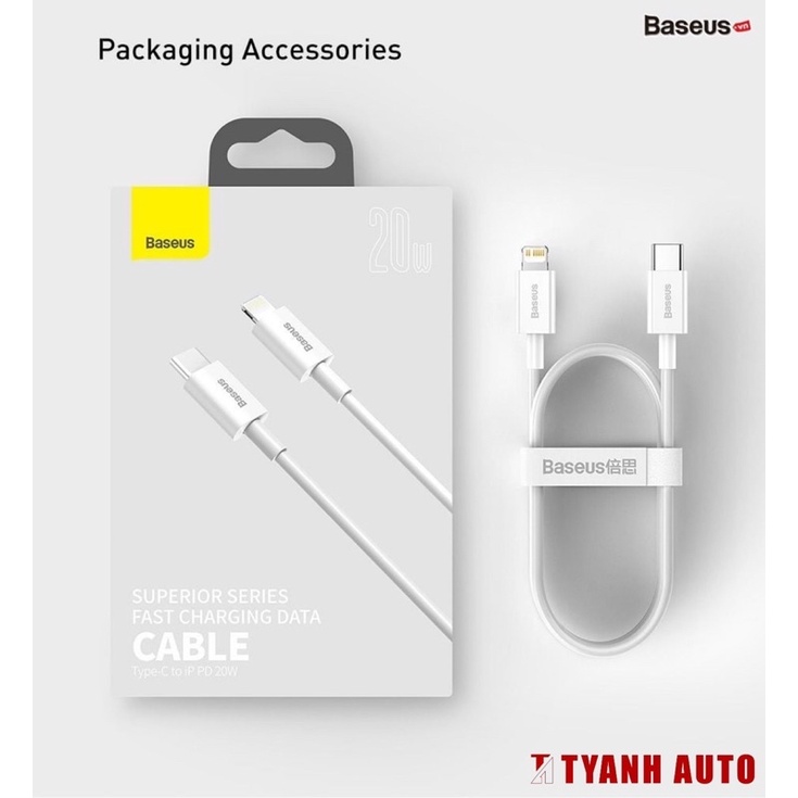 Cáp sạc lightning Baseus Superior Series Fast Charging Data Cable cho iPhone/ iPad