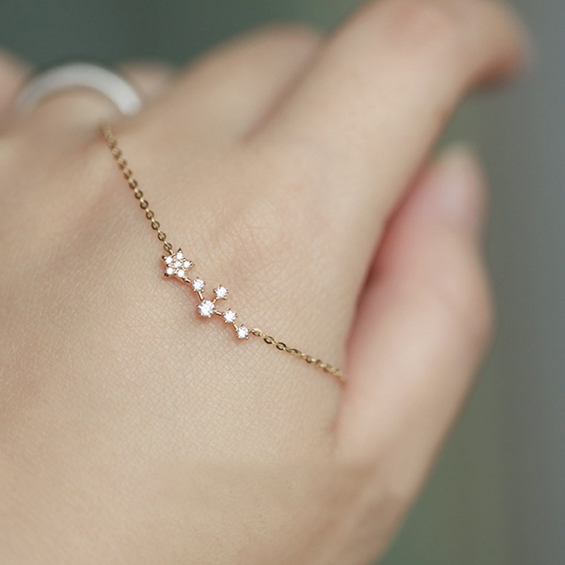 Dây chuyền nữ Silver, vòng cổ mạ vàng 14K bông hoa Flowers