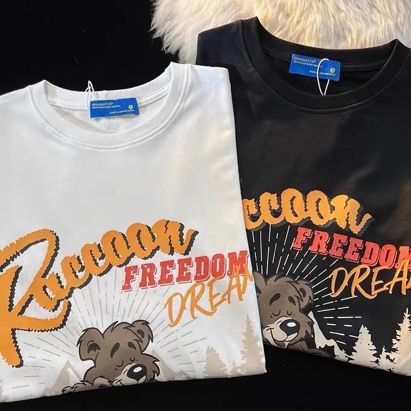 Áo thun NRVP tay ngắn in hình thời trang đường phố Hàn Quốc cho nữ