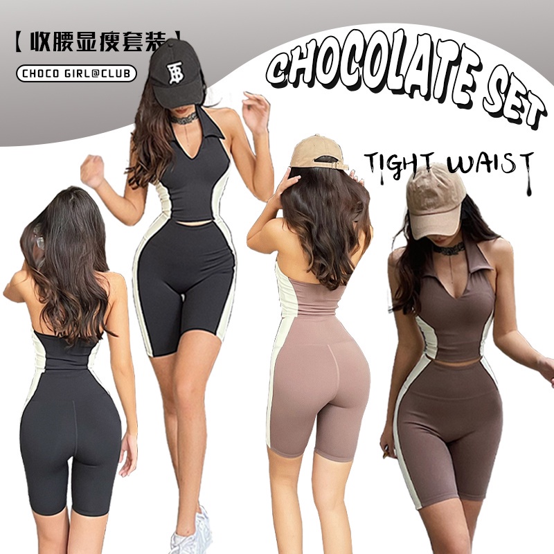 Áo Ngực Thể Thao &amp; Quần Short Nữ Chất Liệu Nhanh Khô