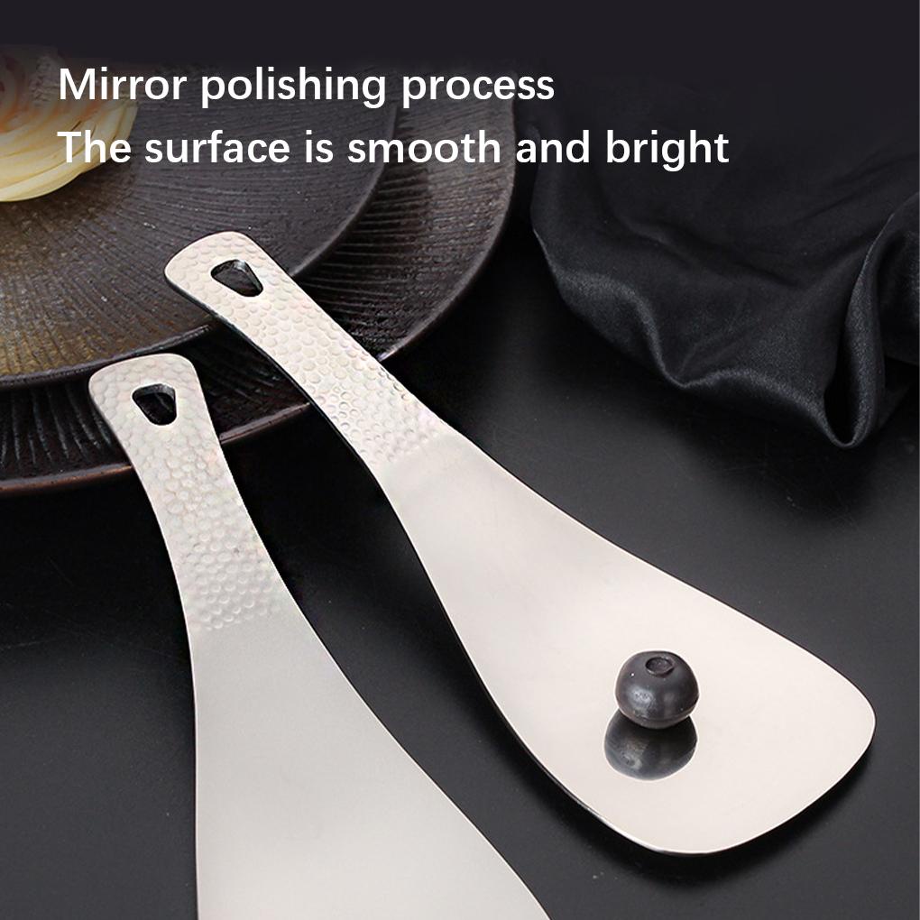 Muỗng Xới Cơm Bằng Gương Kháng Khuẩn Với Tay Cầm Dài Tiện Dụng