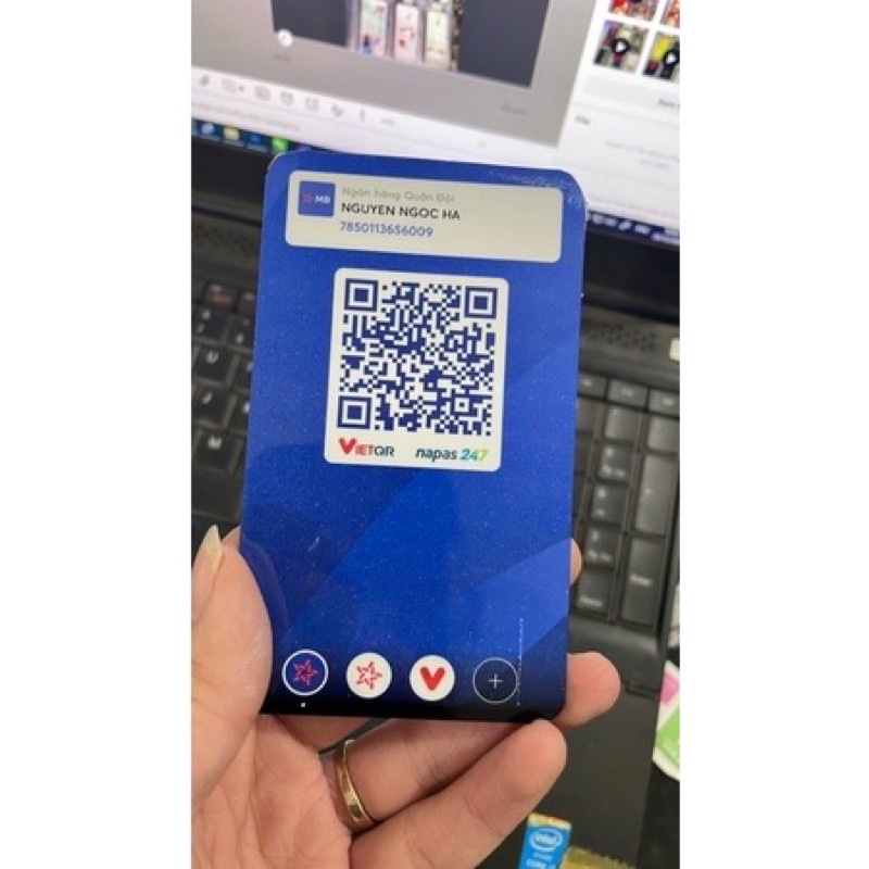 In mã qr để dán tránh bị lẫn bị mất