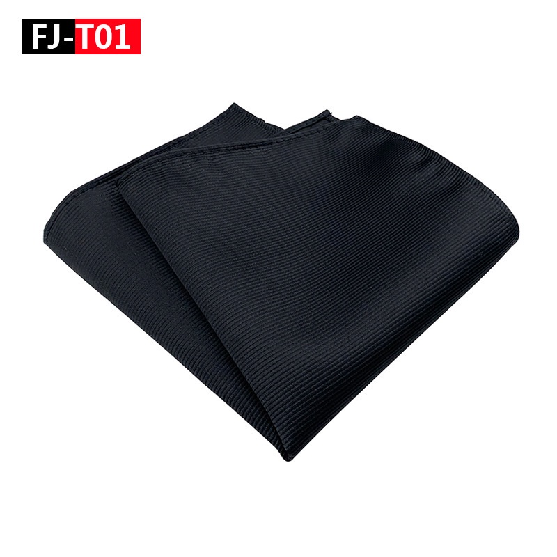 Khăn tay bỏ túi EFAN bằng lụa dệt họa tiết chấm bi màu trơn