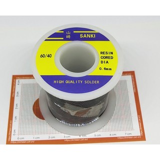 Thiếc hàn sanki japan 0.6mm 250g sn60