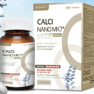 Viên uống bổ sung calci nano mk7+