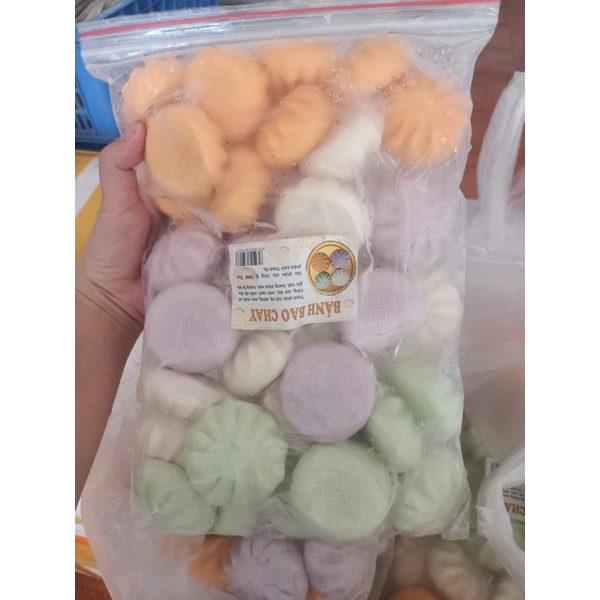 Bánh bao chay gói 40 cái mini trắng thơm