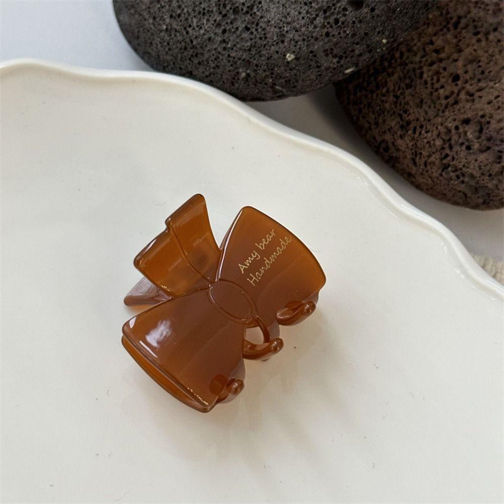 MXGOODS Kẹp Tóc Hình Nơ Màu Thạch Phong Cách Hàn Quốc Thời Trang Cho Nữ