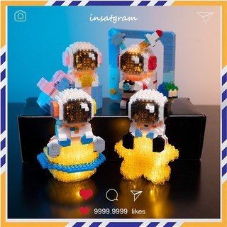 Mô hình lắp ráp phi hành gia - mô hình lắp ghép phi hành gia có đèn mini