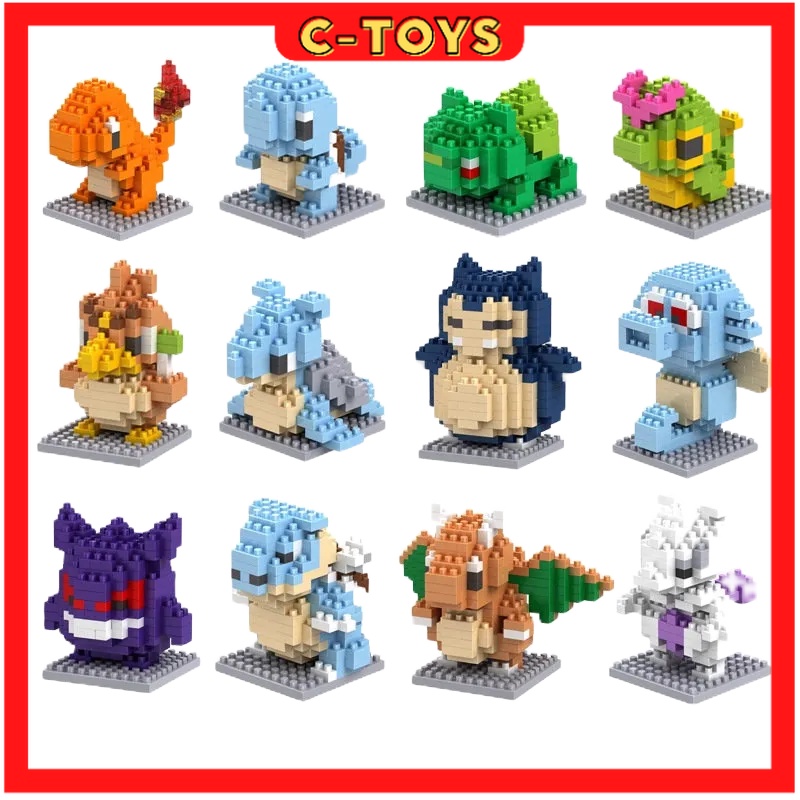 Mô hình lắp ráp nhân vật động vật hoạt hình 8044a-8063a Dòng PIXIE [C-Toys Official Store]