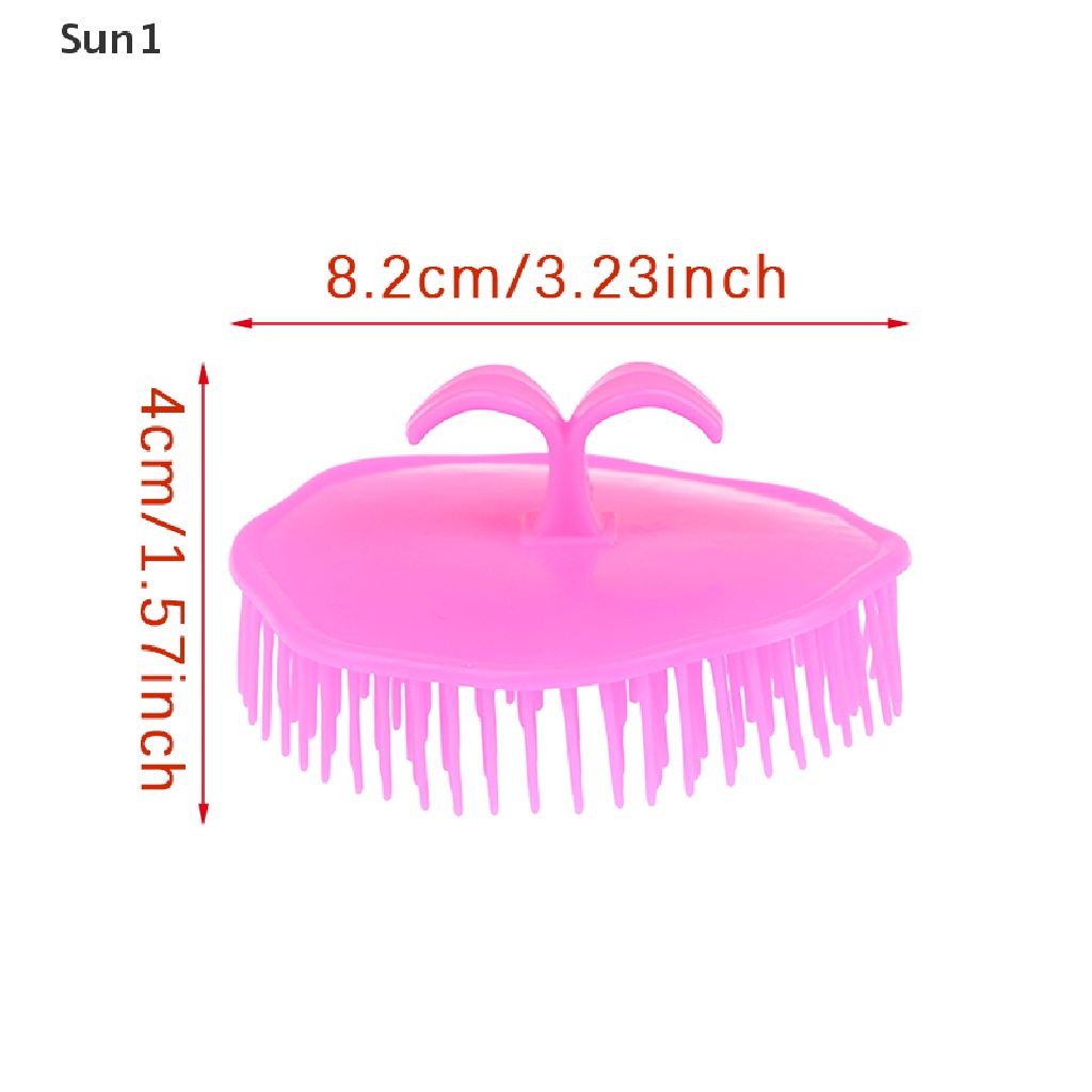 1 Bàn Chải Massage Da Đầu Cầm Tay Tiện Lợi