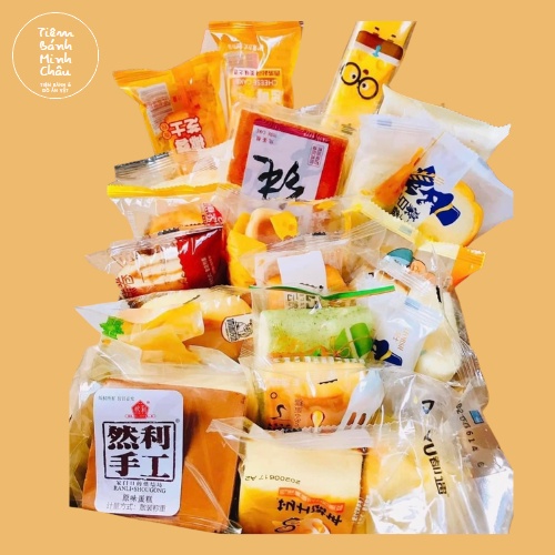 Bánh bông lan mix Đài Loan đủ vị. Hàng loại 1 siêu ngon. 1Kg khoảng 20-22 cái