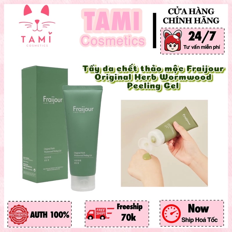 (HSD 09/T5/2024) Tẩy Da Chết Thảo Mộc Fraijour Original Herb Wormwood Peeling Gel 150ml